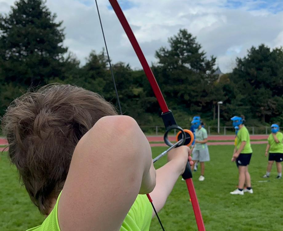 Sportdag Sporty - archery tag