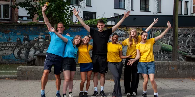 Enthousiaste monitoren Sporty