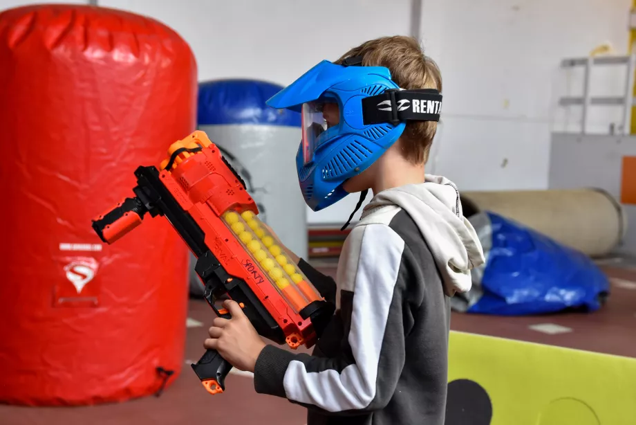 Nerf indoor paintball
